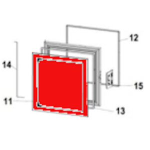 Austroflamm 45x51 K Sichtscheibe