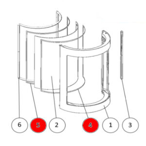 Austroflamm Lux Scheibendichtung Set