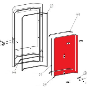 Fireplace Karthago Novo 2 Sichtscheibe