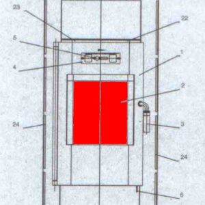 Fireplace Acapulco Sichtscheibe A