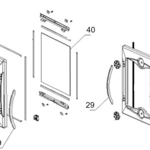 La Nordica America CMO Sichtscheibe Backfach A