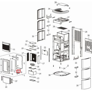 MCZ CLUB 2.0 AIR Sichtscheibe