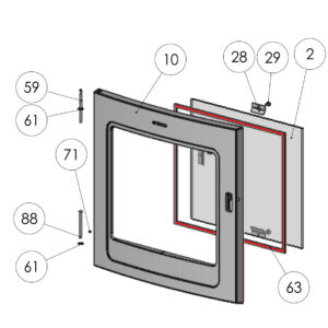 Morsö 7110 Scheibendichtung