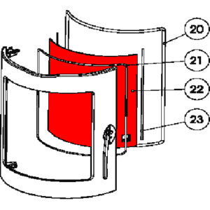Austroflamm Luba Sichtscheibe