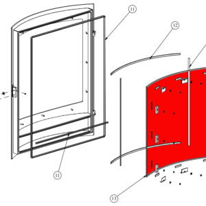 Fireplace Phoenix Sichtscheibe