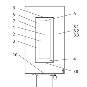 Wodtke Vision 7 Sichtscheibe Latte Macchiato
